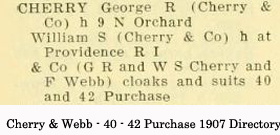 1907 Cherry and Webb  - New Bedford, Ma www.WhalingCity.net