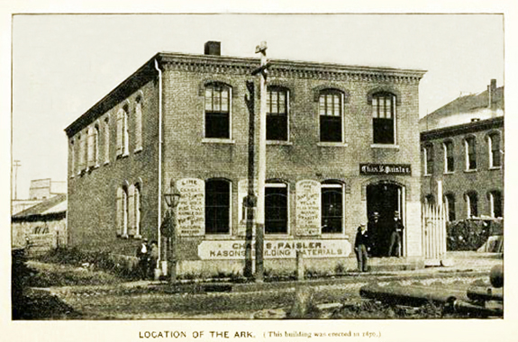 Charles W. Paisler Mason supplies - location of the infamous "Arc" - new Bedford, Ma. www.WhalingCity.net